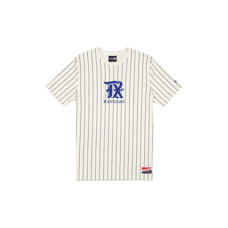 Texas Rangers Cooperstown Throwback Pinstripe T-Shirt S