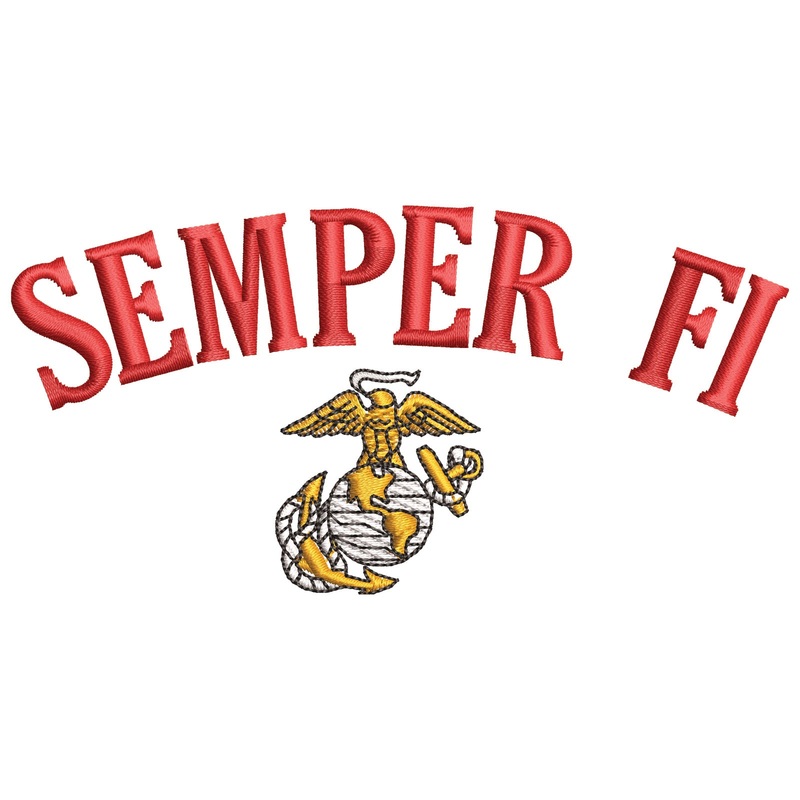 US Marine Semper Fidelis Design US Marine Semper Fidelis Design One Size
