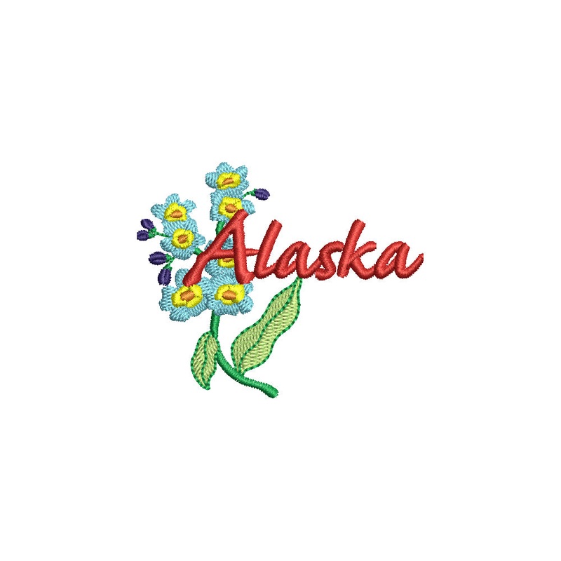 USA State Alaska Flower Default Title One Size