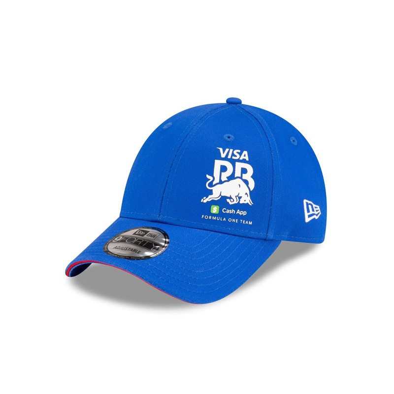 Visa Cash App Racing Bulls Flawless Blue 9FORTY Adjustable Hat One Size