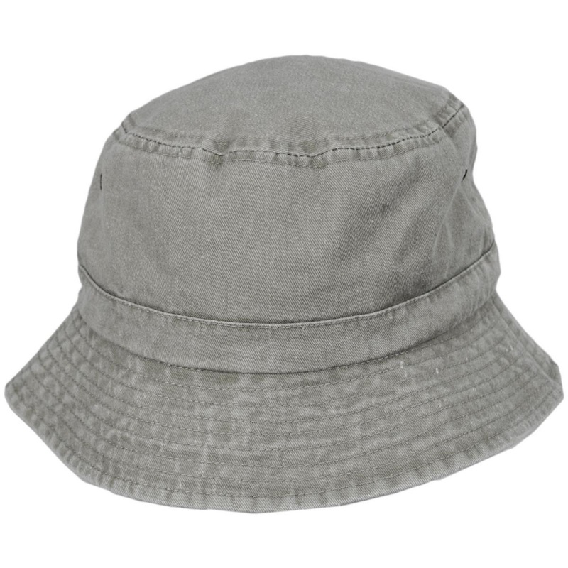 Wholesale VHS Cotton Bucket Hat B2B Pre-Pack GREY 1S-3M-4L-3XL-1XXL