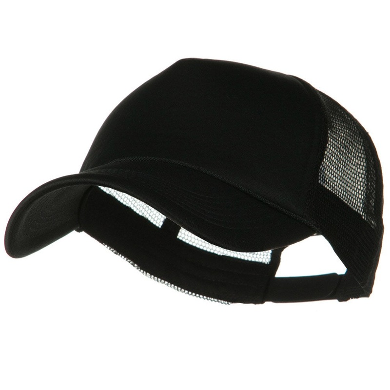 Big Foam Mesh Truck Cap Black XL-3XL
