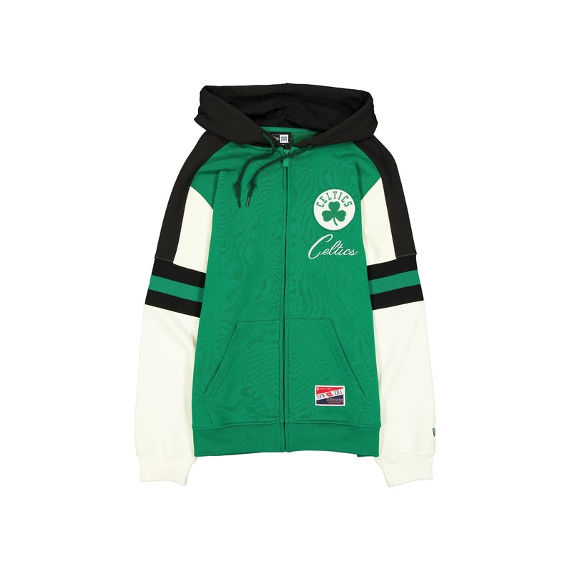 Boston Celtics Throwback Zipper Hoodie S
