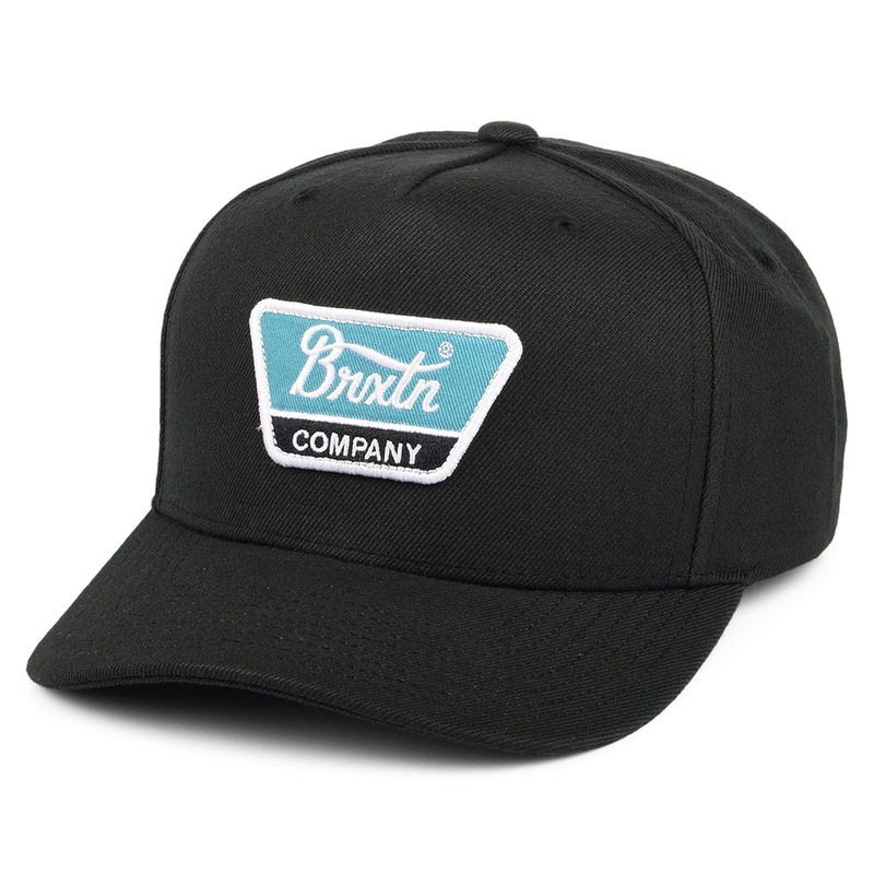 Brixton Hats Linwood C NetPlus MP Snapback Cap – Black Adjustable