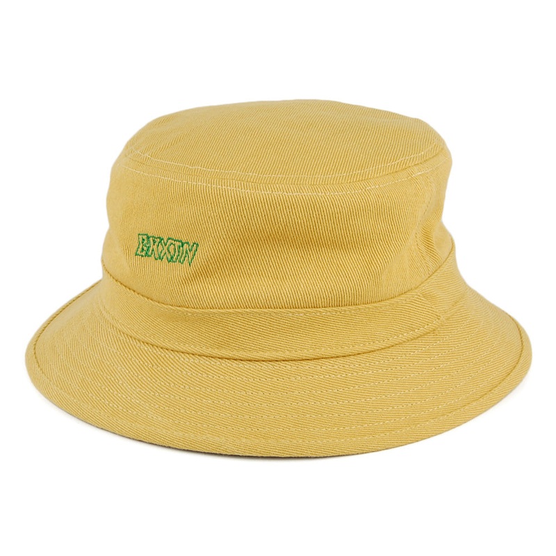Brixton Hats Simmons Bucket Hat – Yellow Small-56cm