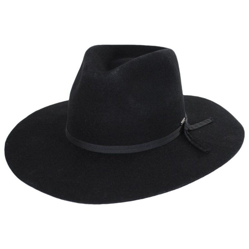 Cohen Wool Felt Cowboy Hat BLACK S