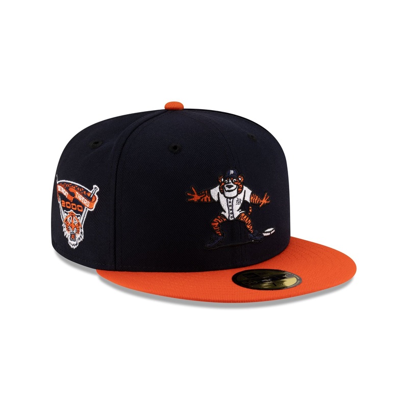 Detroit Tigers Mascot Navy 59FIFTY Fitted Hat 7