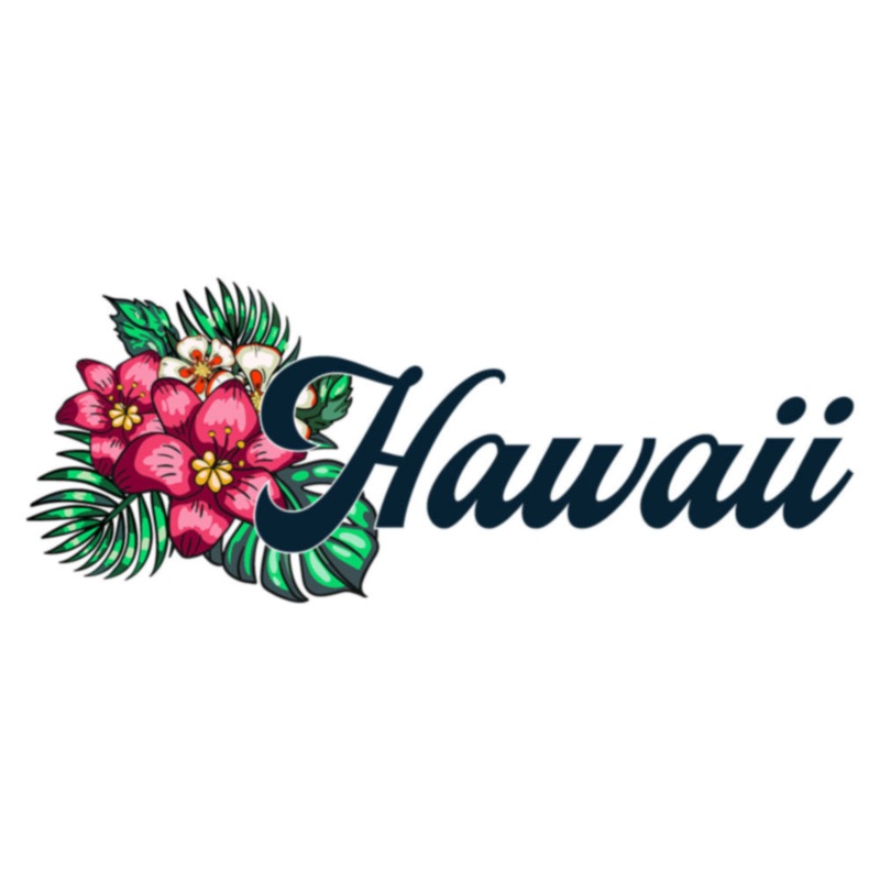 Forest Green Hawaii State Flower Default Title One Size