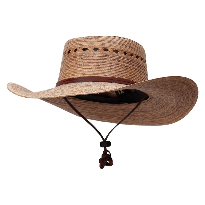 Gambler Dark Palm Braid Hat Dk Palm 57CM