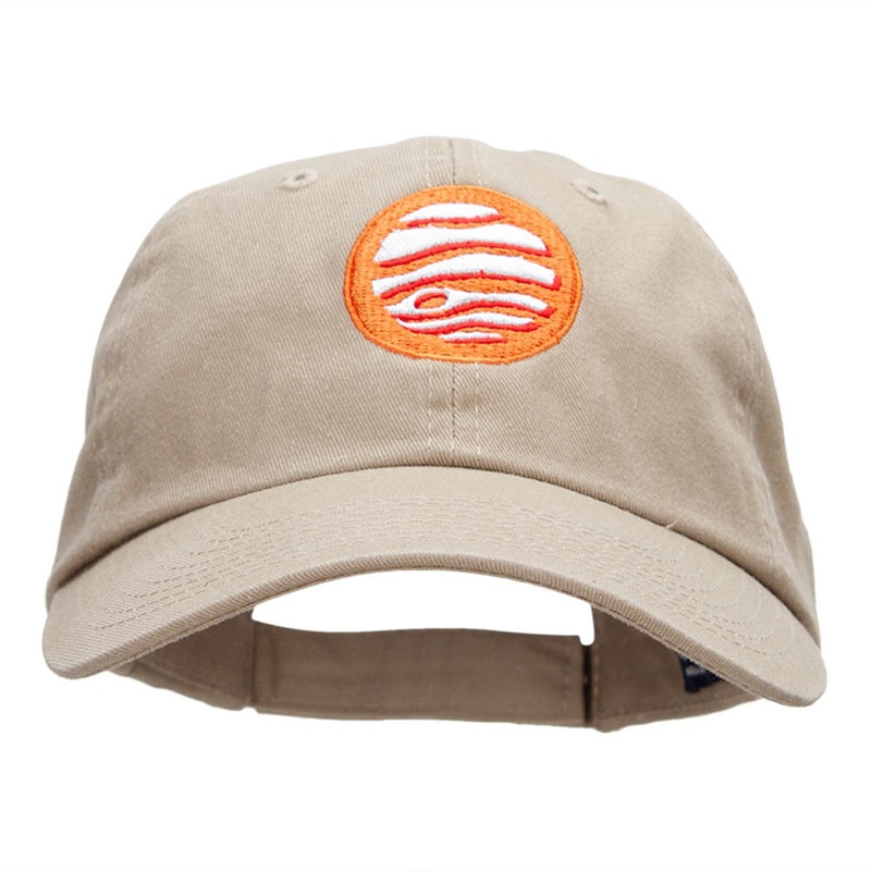 Jupiter Insignia Embroidered Unstructured Cotton Twill Cap Khaki One Size