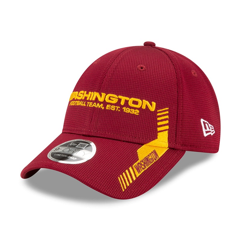 New Era 9FORTY Washington Football Team Baseball Cap – Sideline Home – Burgundy-Gold Adjustable