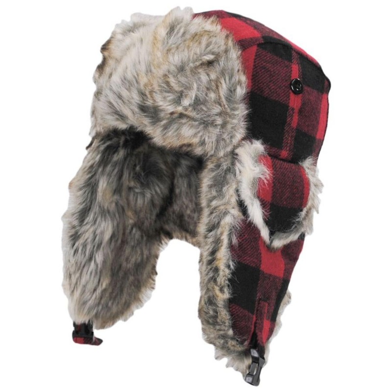 Saint Cloud Wool Blend Trooper Hat RED S/M