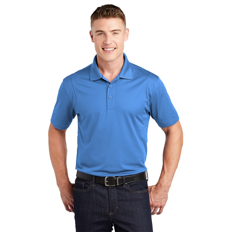 Sport-Tek ST650 Micropique Sport-Wick Polo – Blue Lake Blue Lake XS