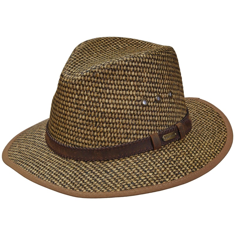 Stetson Hats Multi Tone Matte Safari Hat Brown Medium