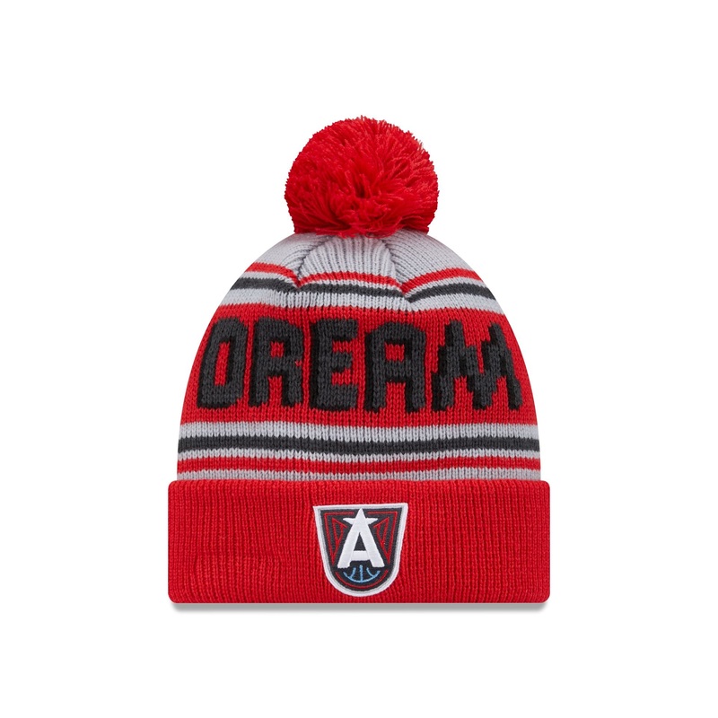Atlanta Dream 2024 Team Pom Knit Hat One Size