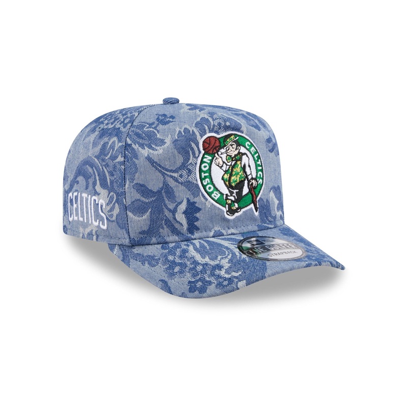 Boston Celtics Denim Jacquard Golfer Hat One Size