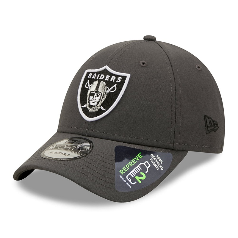 New Era 9FORTY Las Vegas Raiders Baseball Cap – NFL Monochrome – Graphite Adjustable