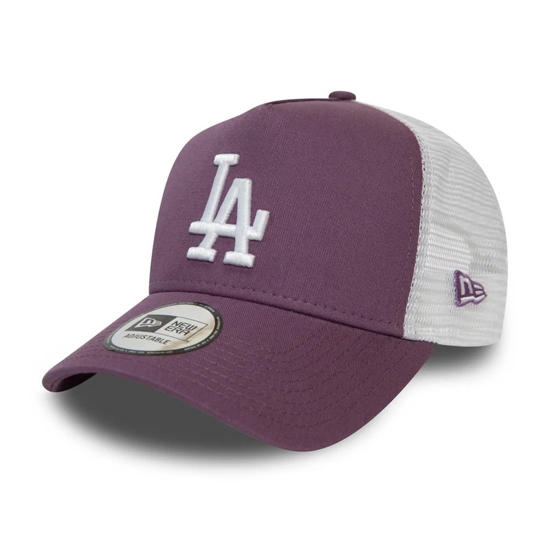 New Era L.A. Dodgers Trucker Cap – MLB League Essential – Lavender Adjustable