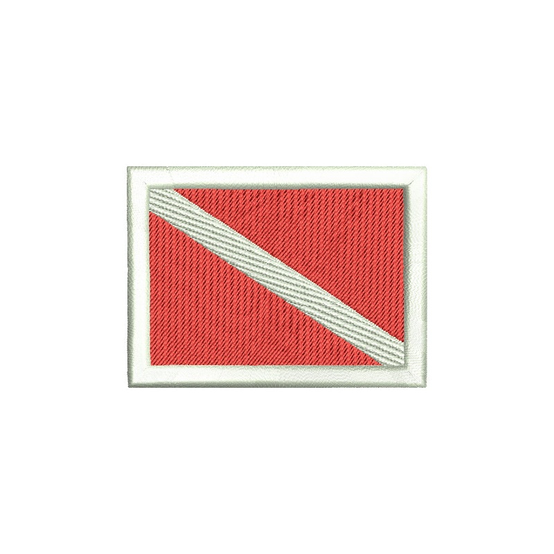 Scuba Diver Down Flag Default Title One Size