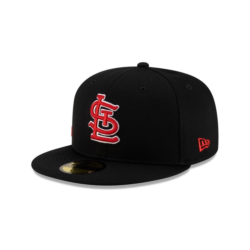 St. Louis Cardinals 2025 Clubhouse Black 59FIFTY Fitted Hat 7