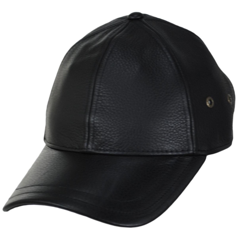 Timber Leather Adjustable Baseball Cap BLACK ADJUSTABLE