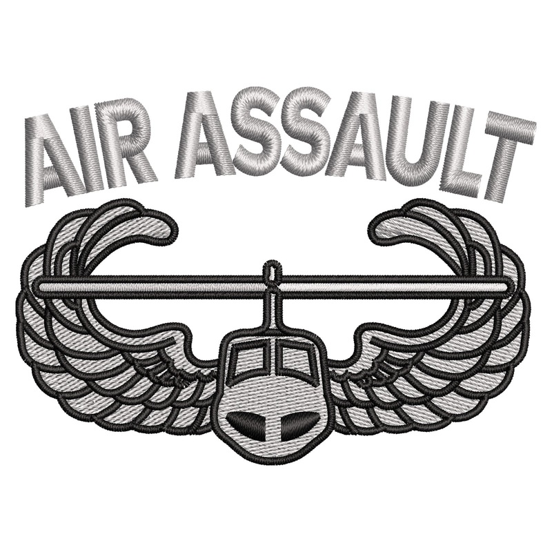 U.S. Army Air Assualt Badge Logo U.S. Army Air Assualt Badge Logo One Size
