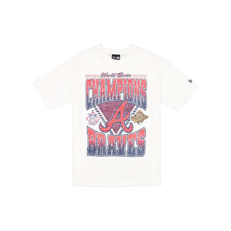 Atlanta Braves Sport Classics Washed Optic White T-Shirt S