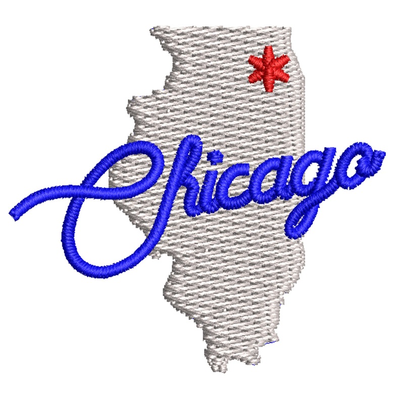 Chicago Map Logo Chicago Map Logo One Size