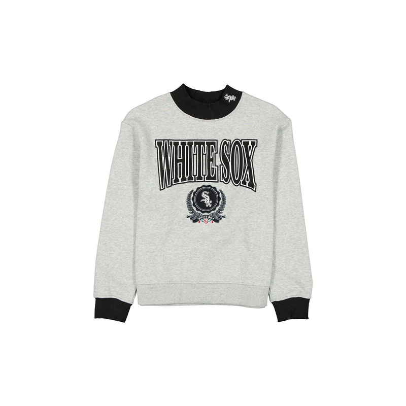 Chicago White Sox Throwback Prep Women’s Mockneck Sweatshirt XS