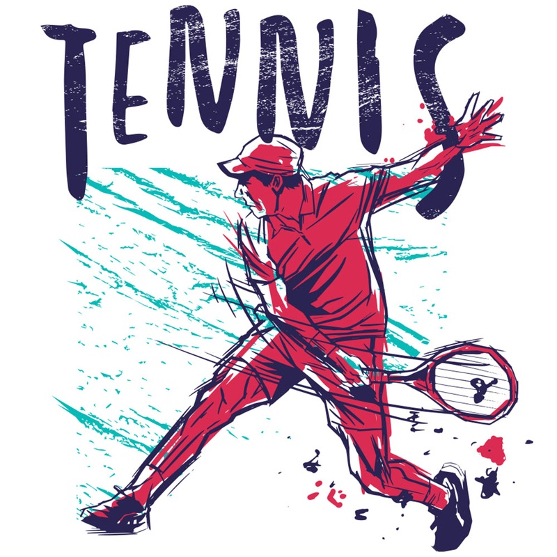 Grunge Tennis Default Title One Size