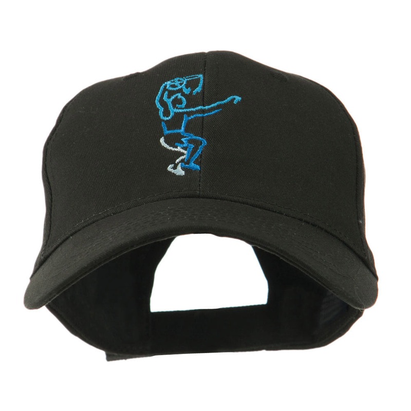 Men’s Basketball Dunk Shot Embroidered Cap Black One Size