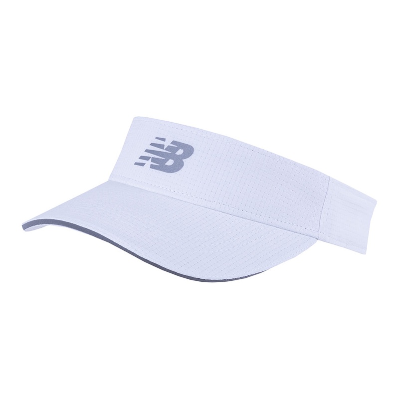 New Balance Hats Performance Sun Visor – White Adjustable