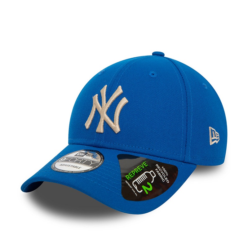 New Era 9FORTY New York Yankees Baseball Cap – MLB Repreve – Azure-Stone Adjustable