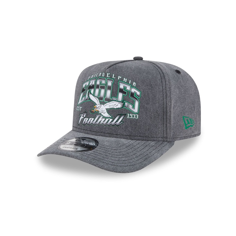 Philadelphia Eagles Washed 9FIFTY A-Frame Snapback Hat One Size