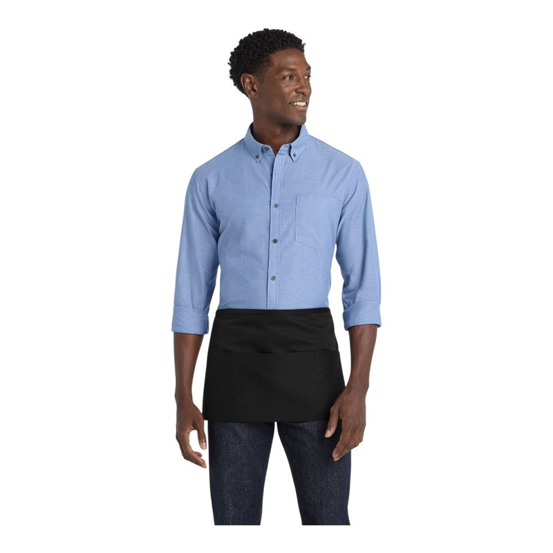 Port Authority A702 Easy Care Waist Apron with Stain Release Black