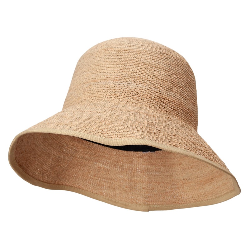RAFFIA Bucket Hat Natural One Size
