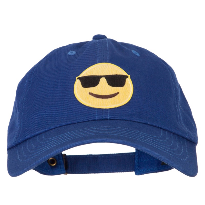Sunglasses Icon Patched Unstructured Washed Cap Royal One Size