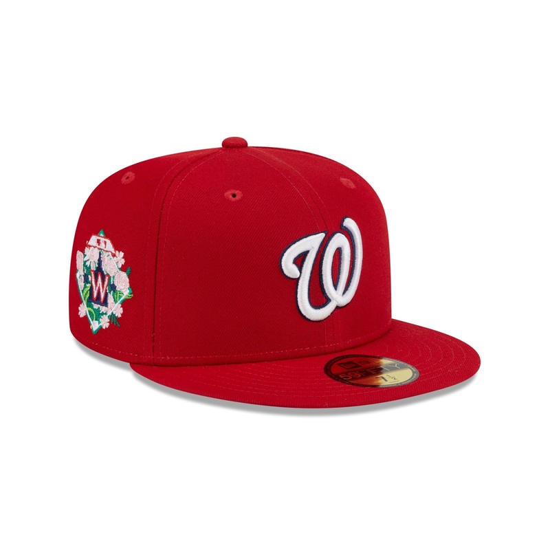 Washington Nationals Floral Undervisor 59FIFTY Fitted Hat 7