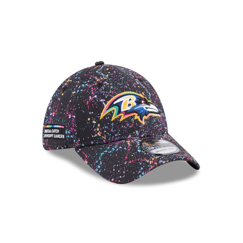 Baltimore Ravens 2025 Crucial Catch 39THIRTY Stretch Fit Hat S/M