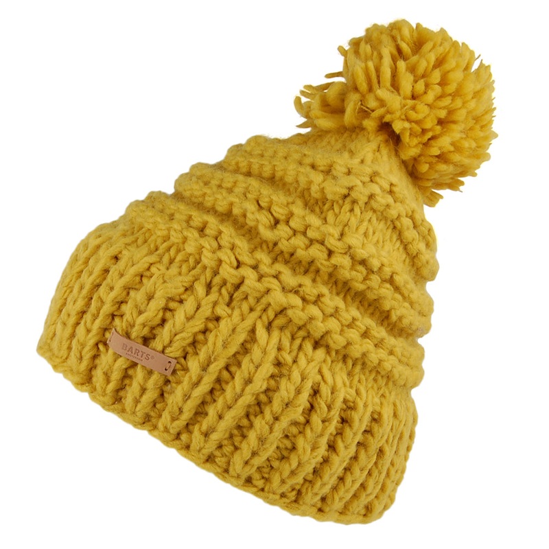 Barts Hats Jasmin Bobble Hat – Mustard 1-Size