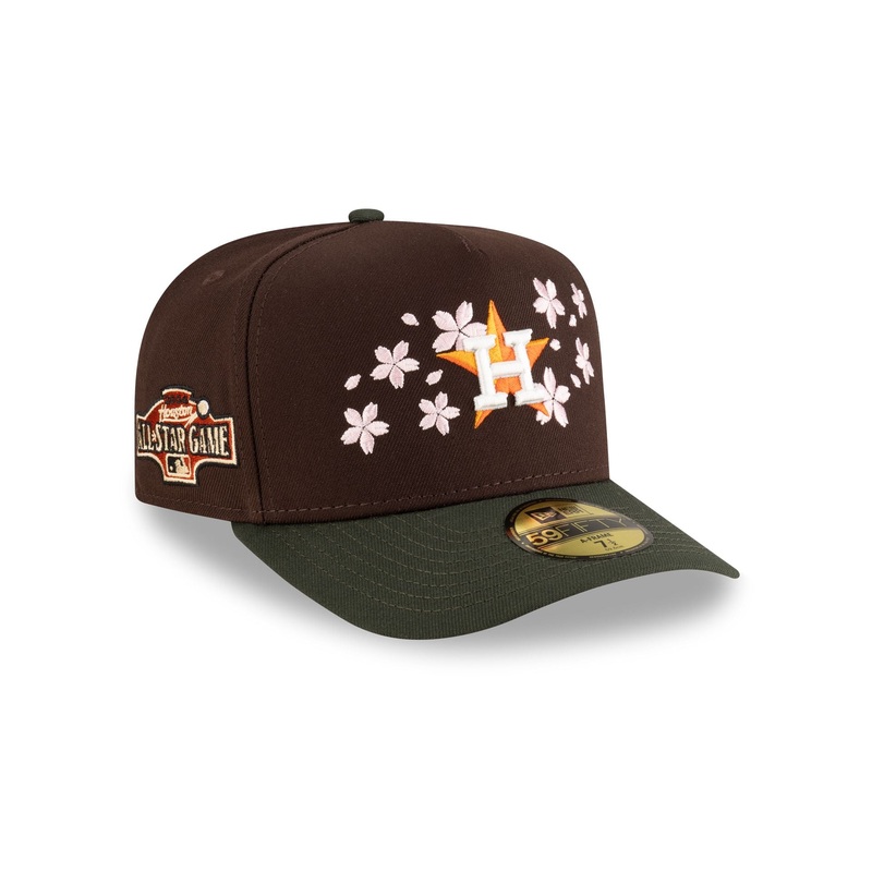 Just Caps Cherry Blossom Houston Astros 59FIFTY A-Frame Fitted Hat 7