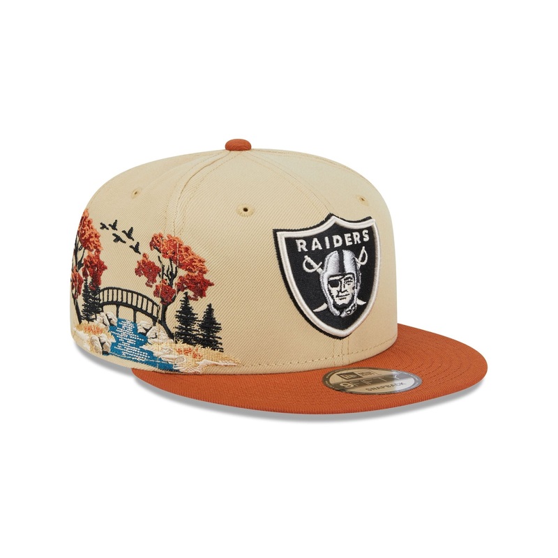Las Vegas Raiders Fall Landscape 9FIFTY Snapback Hat One Size