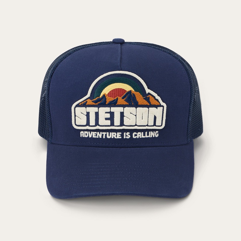 Mountain Sunset Trucker Cap Navy O/S