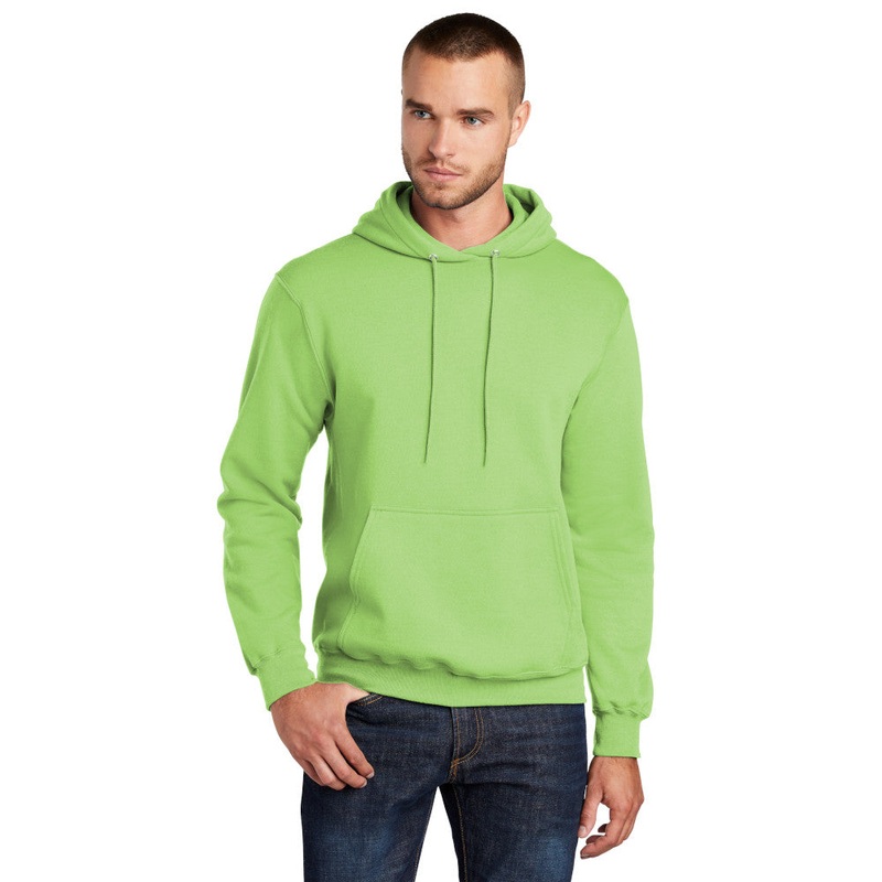 Port & Company PC78H Core Fleece Pullover Hooded Sweatshirt – Lime Lime S