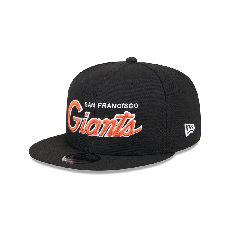 San Francisco Giants Wordmark 9FIFTY Snapback Hat One Size