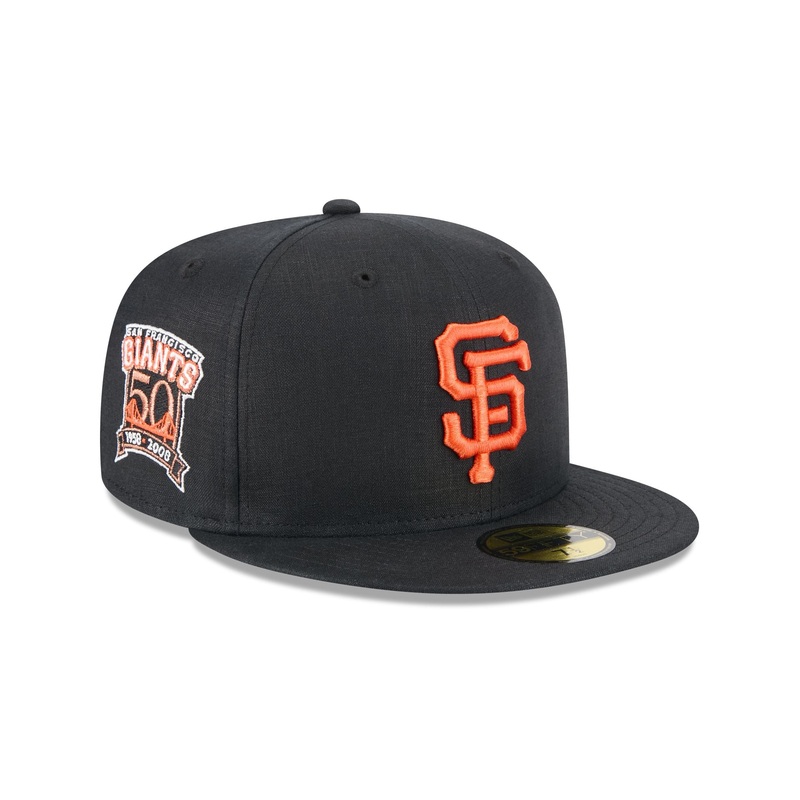 Team Linen San Francisco Giants 59FIFTY Fitted Hat 7