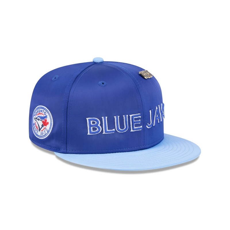Toronto Blue Jays Spring Satin 59FIFTY Fitted Hat 7