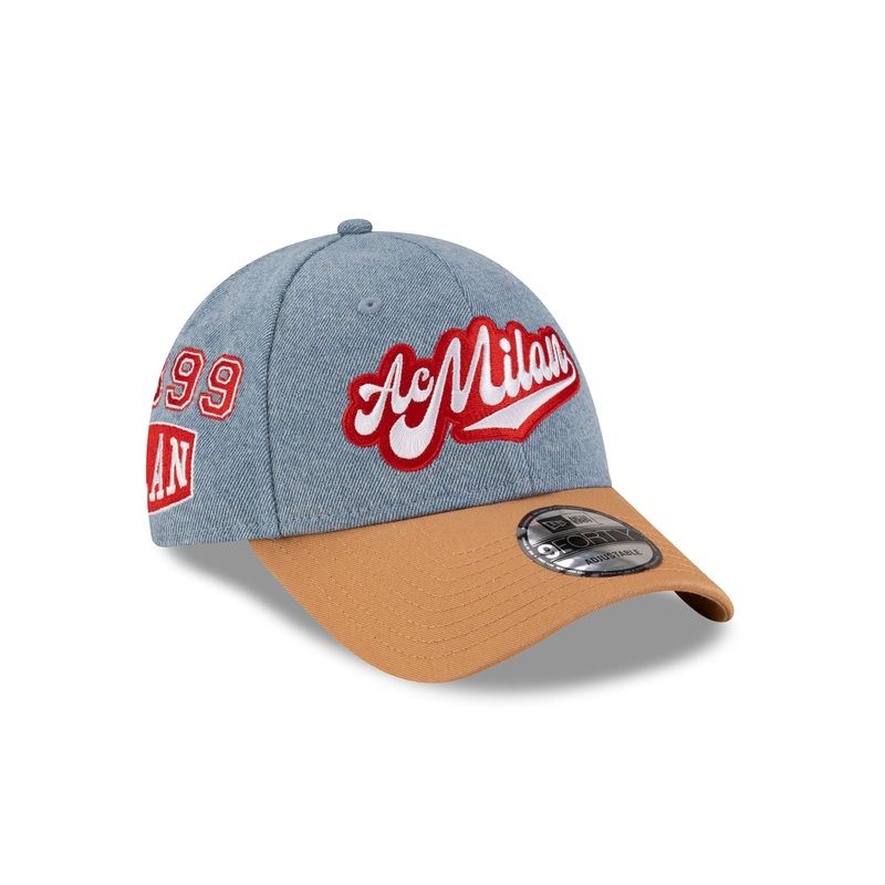 AC Milan Denim 9FORTY Adjustable Hat One Size
