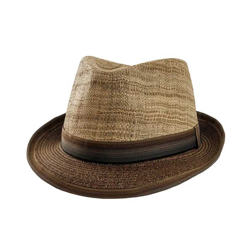 Carmel | Mens Straw Fedora Hat Tea MD