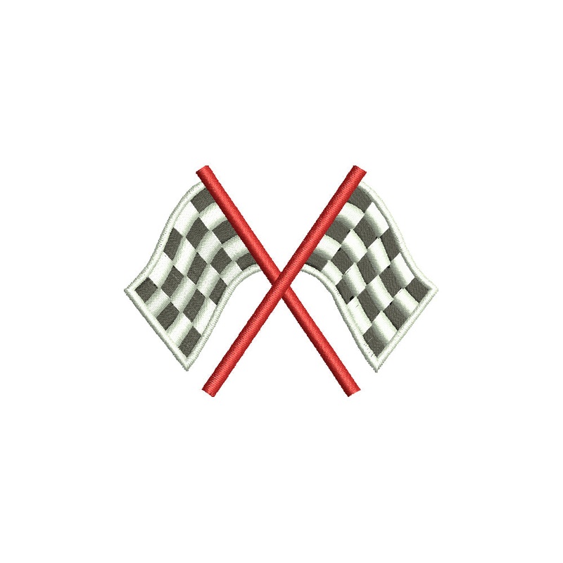 Checkered Racing Flag Default Title One Size